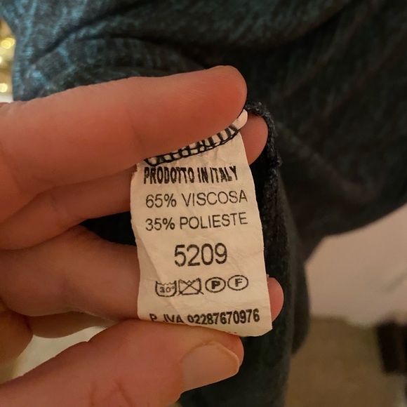 Unlabeled Sheer Sheath Dress - Size Small - Green & Black Melange - Picture 5 of 5